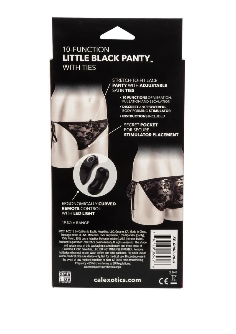 Little Black Panty Vibe Massager w/ Remote Control