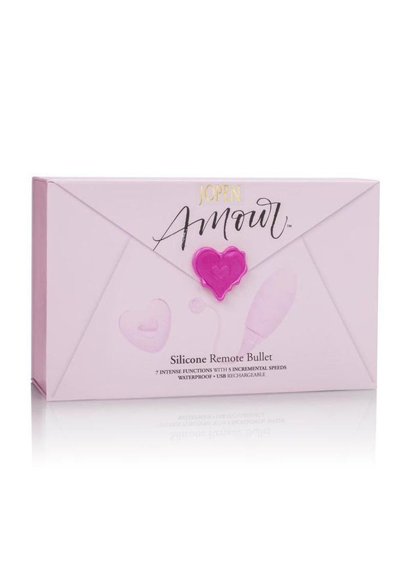 Amour Silicone Bullet with Heart Remote