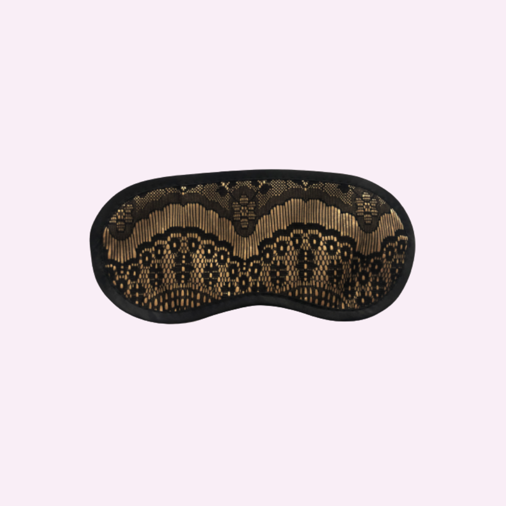 Black and Gold Blindfold