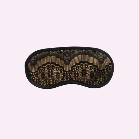 Black and Gold Blindfold